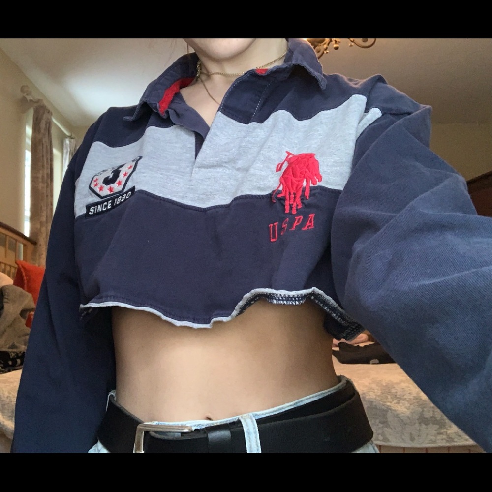 Vintage Cropped USPA Longsleeve